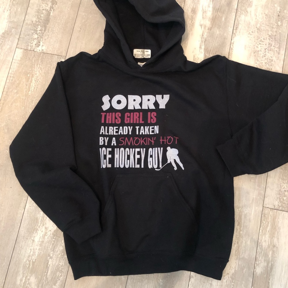 adorable hockey hoodie